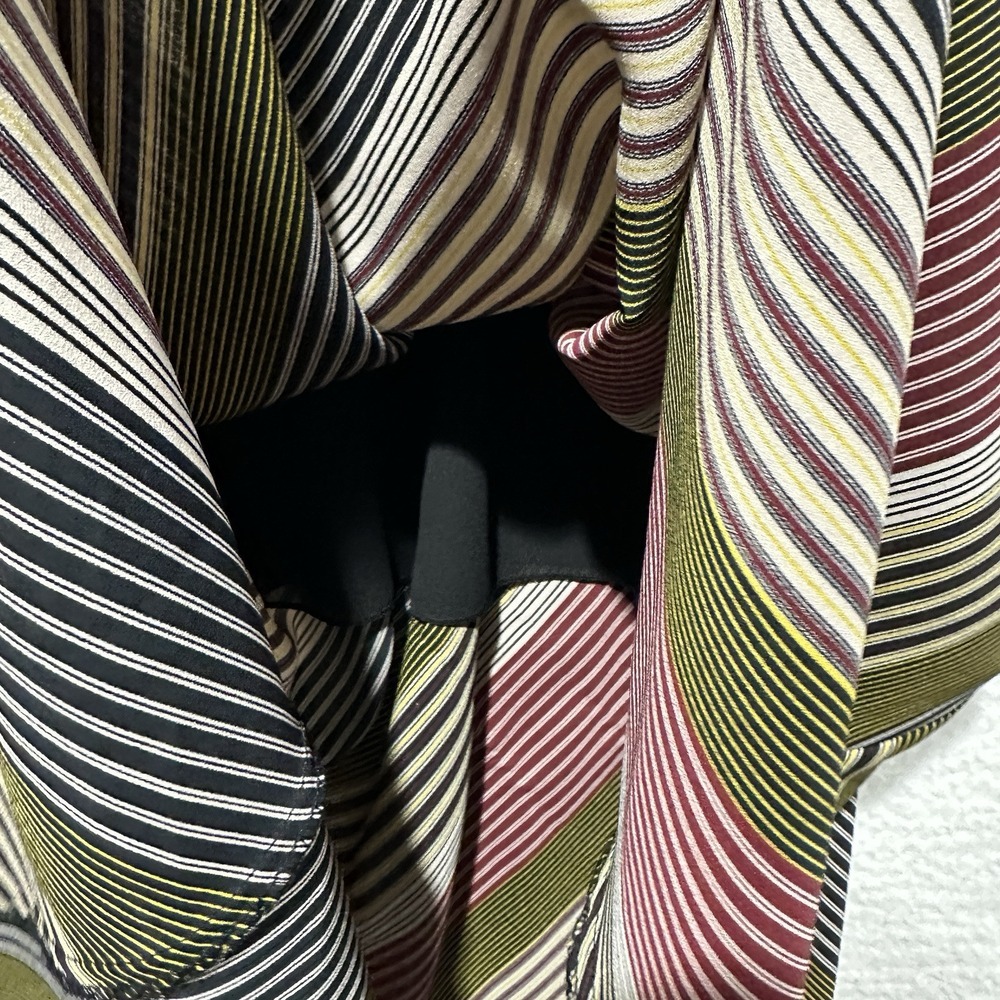 Peyton Jensen Women's Multicolor Stripe Sleeveless Maxi Dress Size S Made In USA - Picture 7 of 8